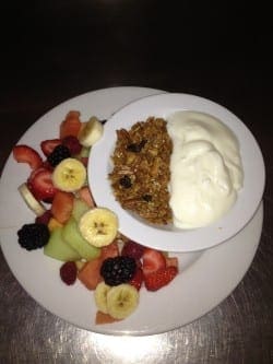 Granola, Yogurt and Fruit